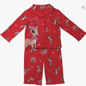 Rudolph the Red-Nosed Reindeer Coat Pajama Set 6/6x-NWT